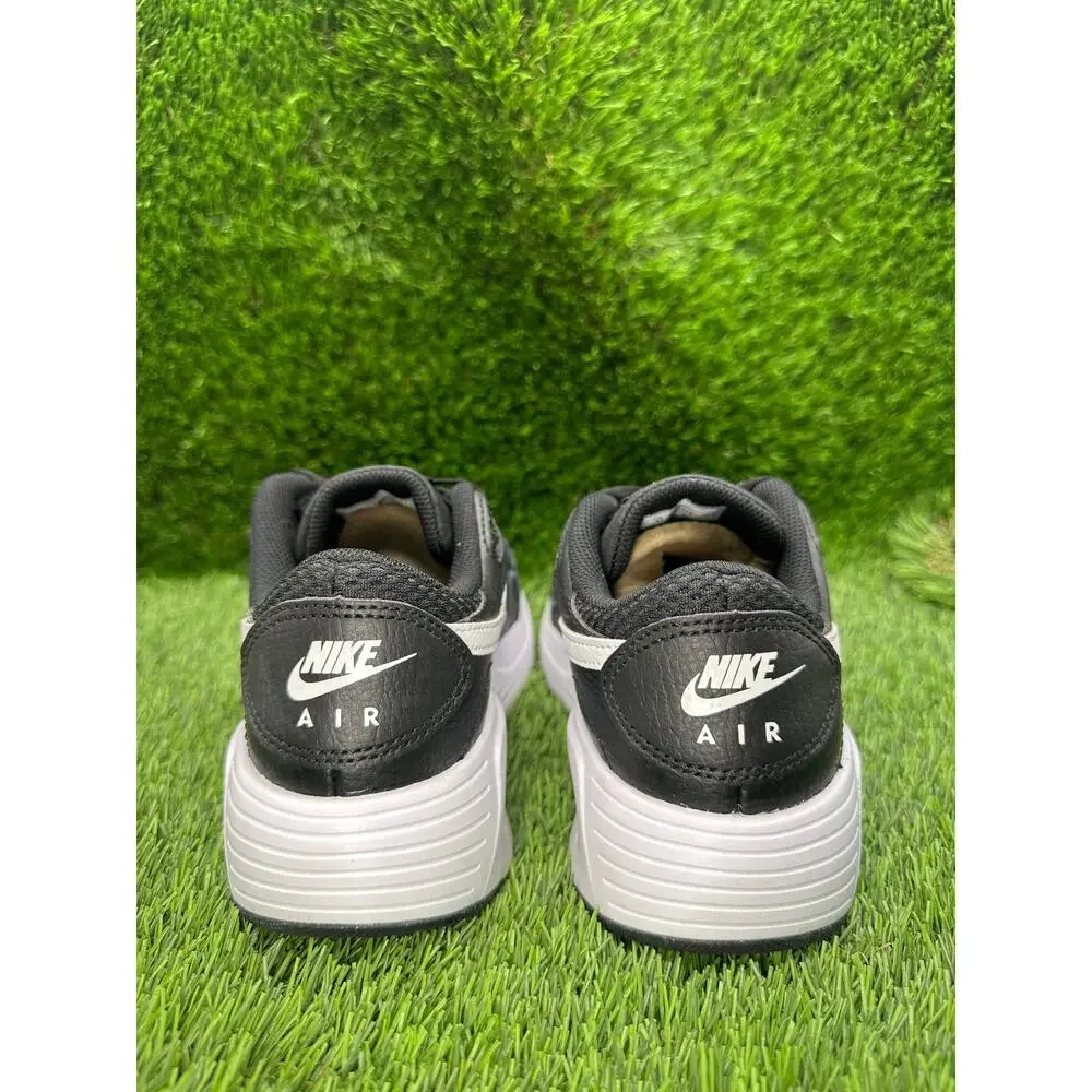 Nike Air Max SC GS CZ5358-002 Athletic Sneaker Boys 4 Black Leather Cushioned